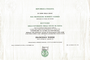 Dottore in Fisioterapia